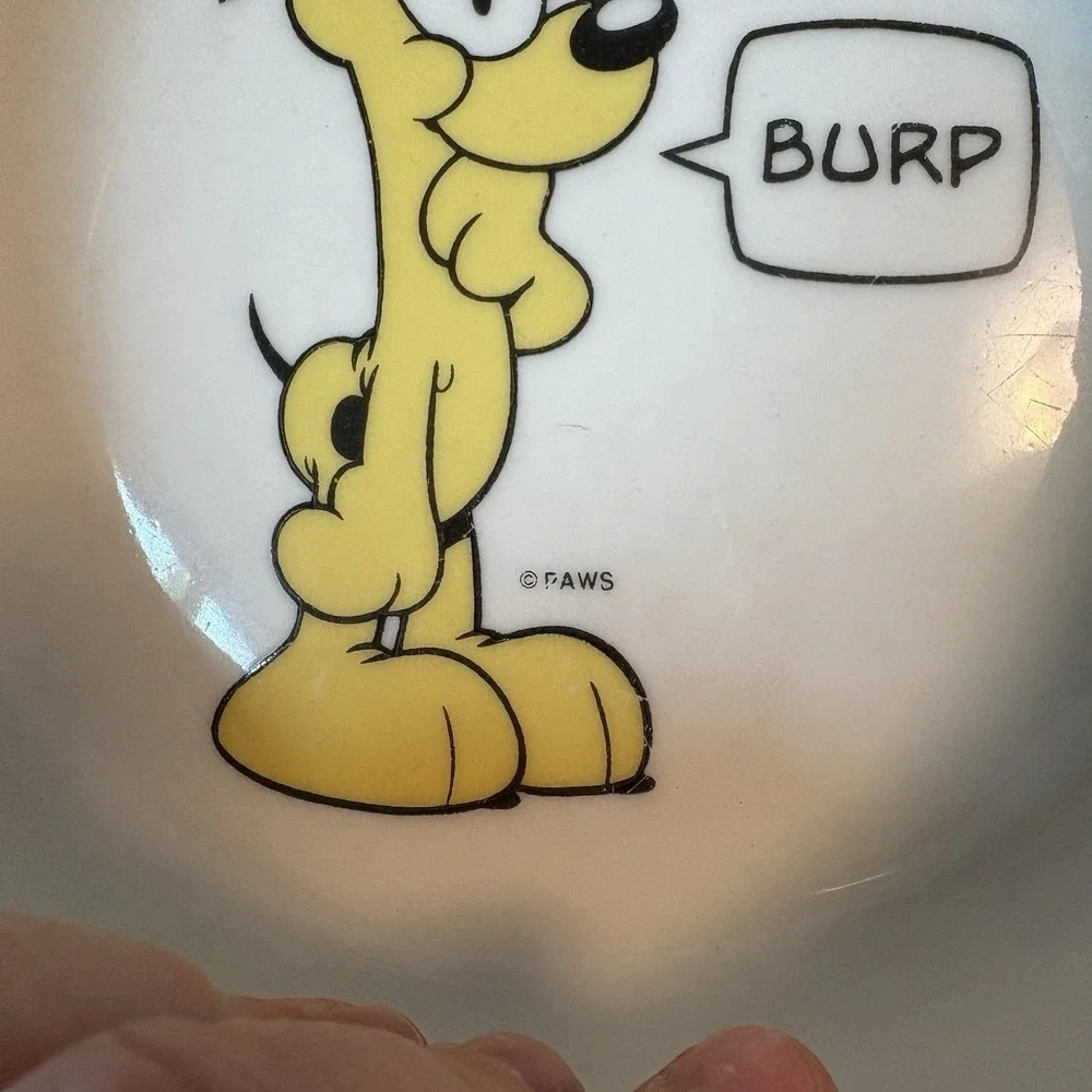 VINTAGE Pet Bowl Garfield Odie 